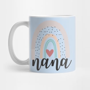 Pastel Rainbow Nana Mug